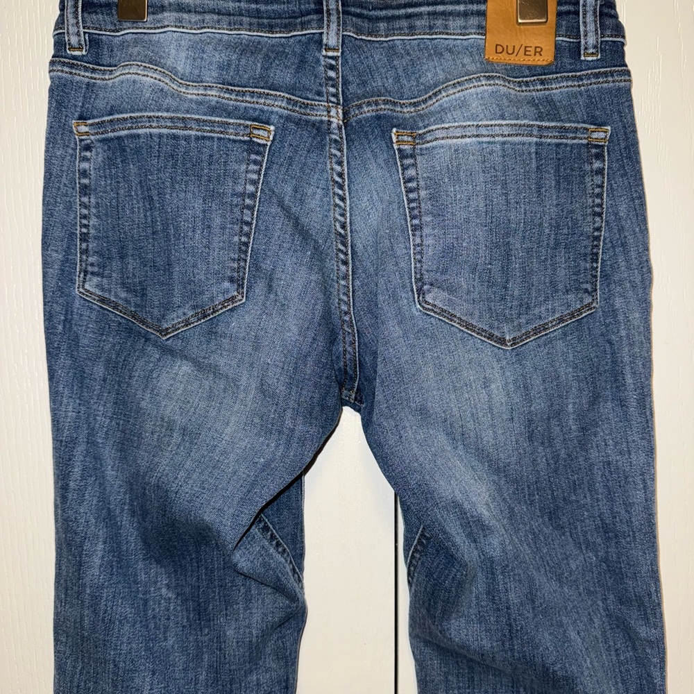 DU/ER Performance Denim Mid Rise Skinny Jeans - Picture 6 of 16